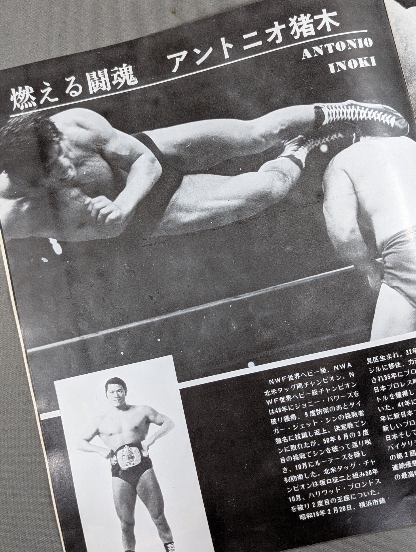 ★ Inoki vs Robinson NWF ★ 75 Fighting Spirits Series Part 2