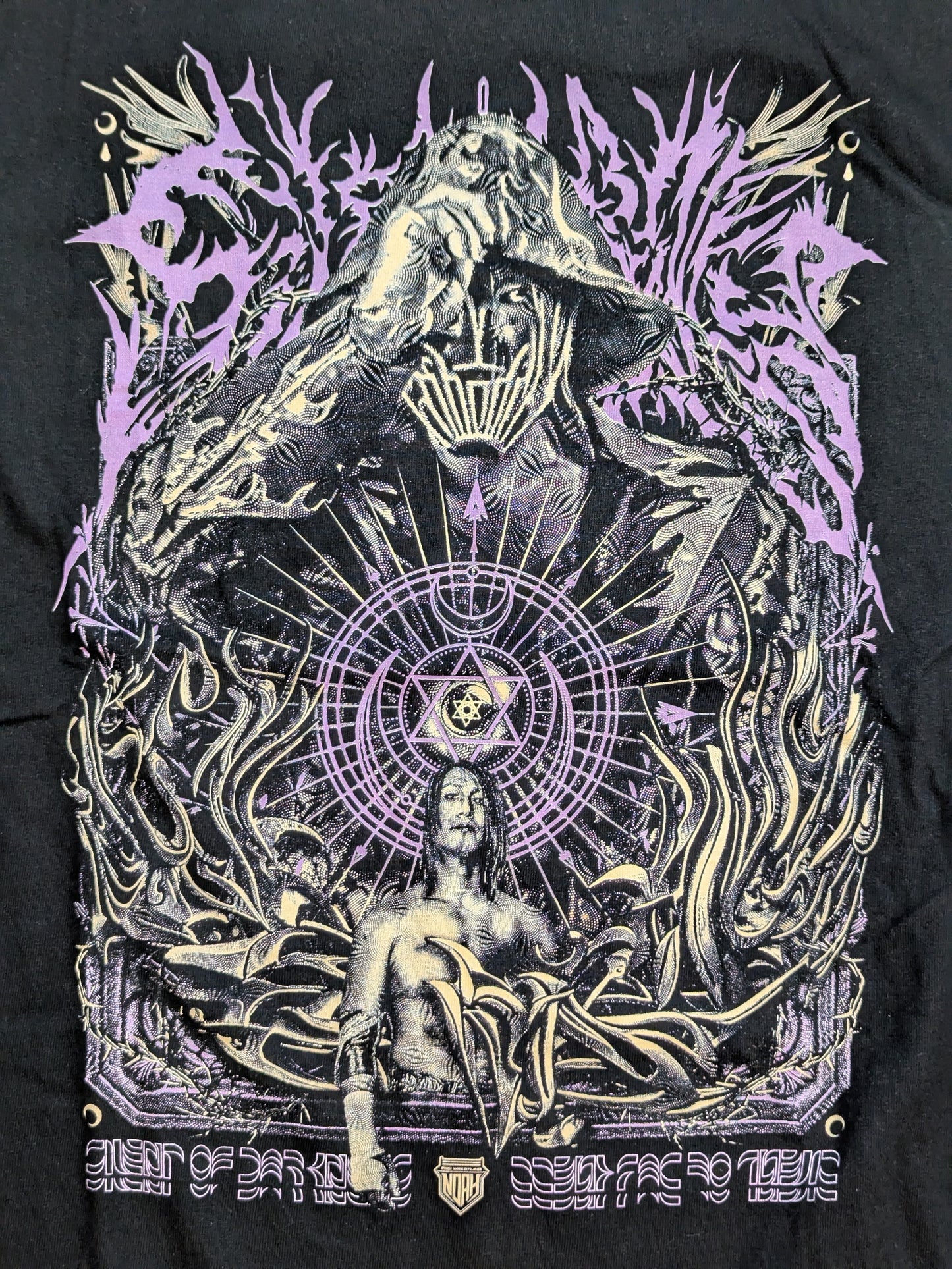 HAYATA「SILENT OF DARKNESS」グラフィックTシャツ