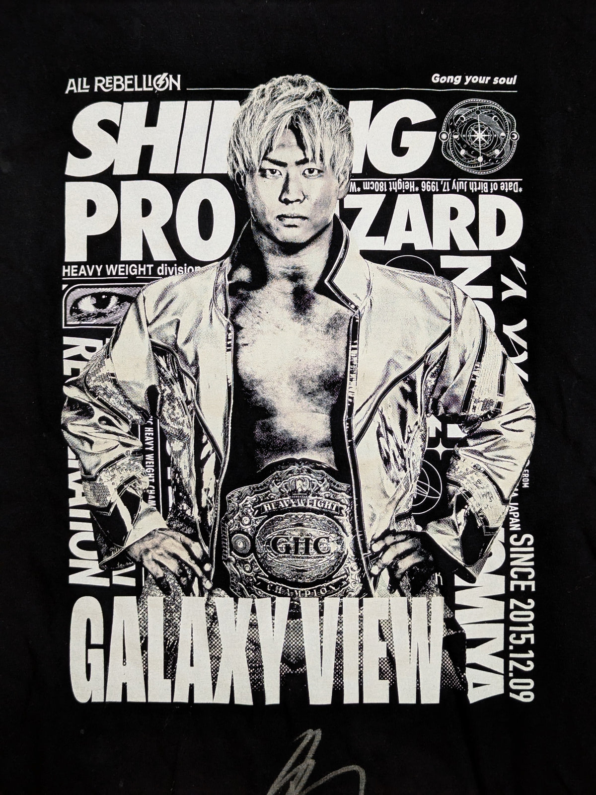 【直筆サイン入り】清宮海斗「PD(プロフィールデザイン)」Tシャツ