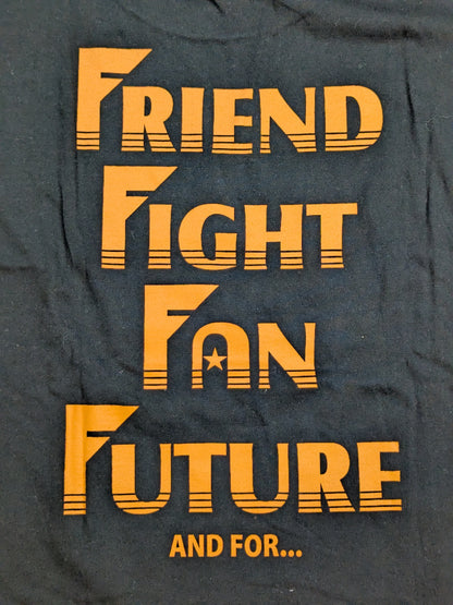 【3選手直筆サイン入り】F4「ファイヤーパターン」Tシャツ(ブラック)