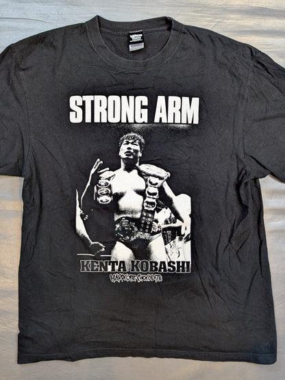 Kenta Kobashi "STRONG ARM" T-shirt (Tetsujin Black)