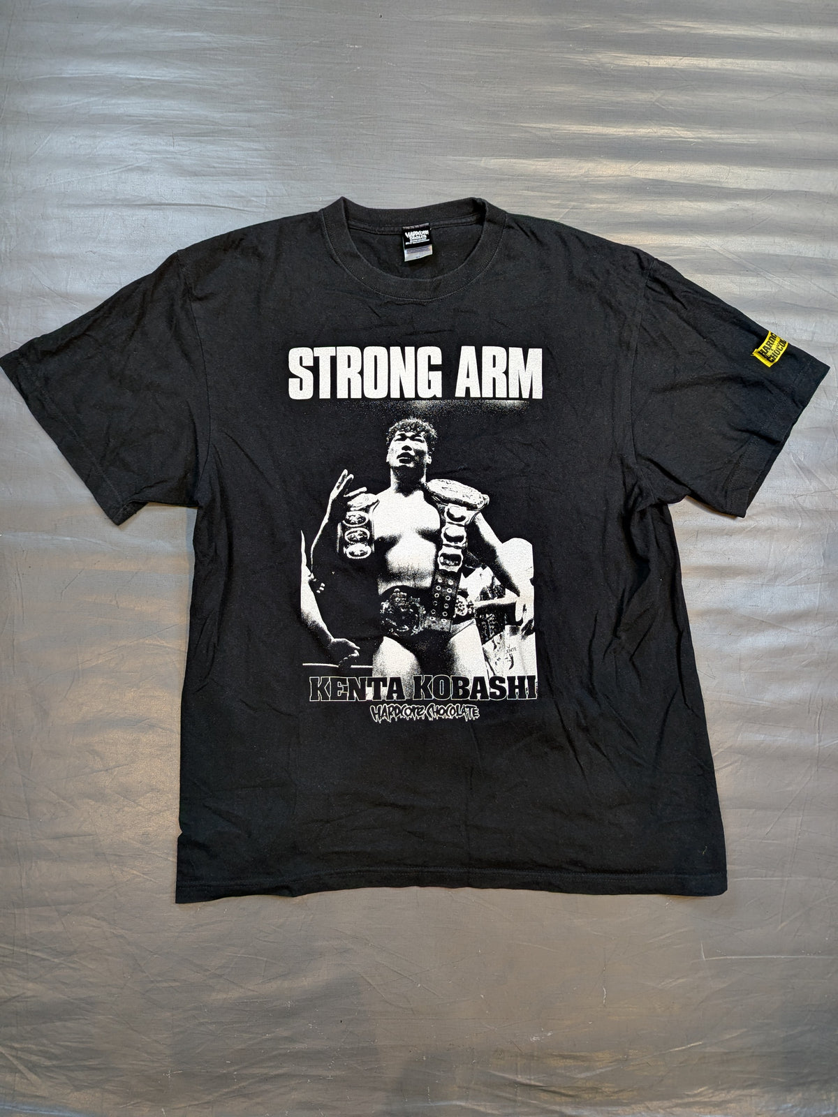 Kenta Kobashi "STRONG ARM" T-shirt (Tetsujin Black)