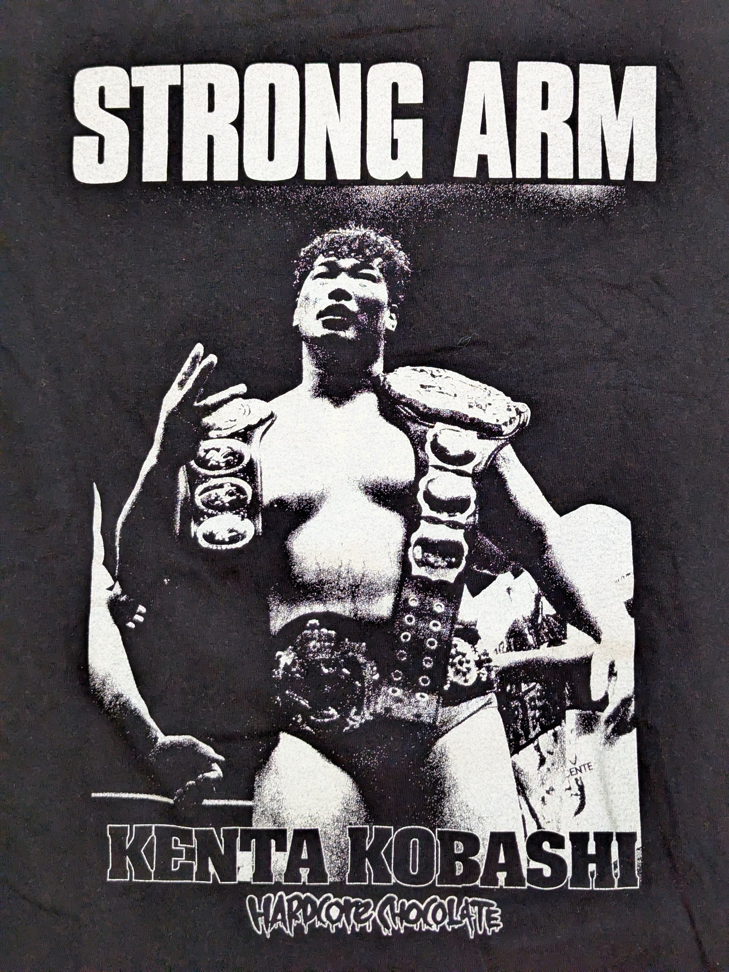 Kenta Kobashi "STRONG ARM" T-shirt (Tetsujin Black)