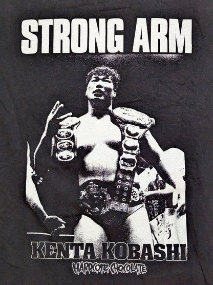 Kenta Kobashi "STRONG ARM" T-shirt (Tetsujin Black)