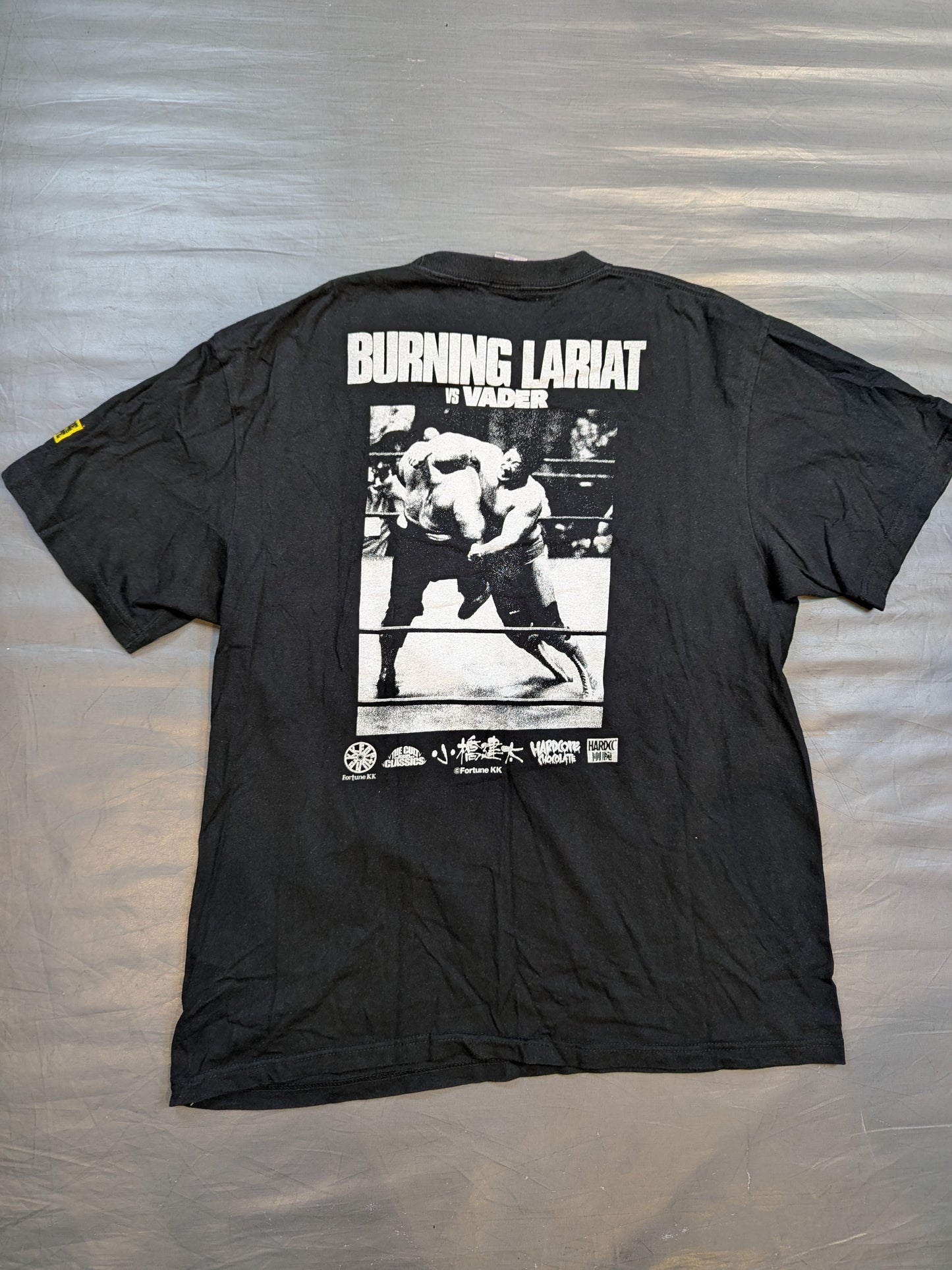 Kenta Kobashi "STRONG ARM" T-shirt (Tetsujin Black)