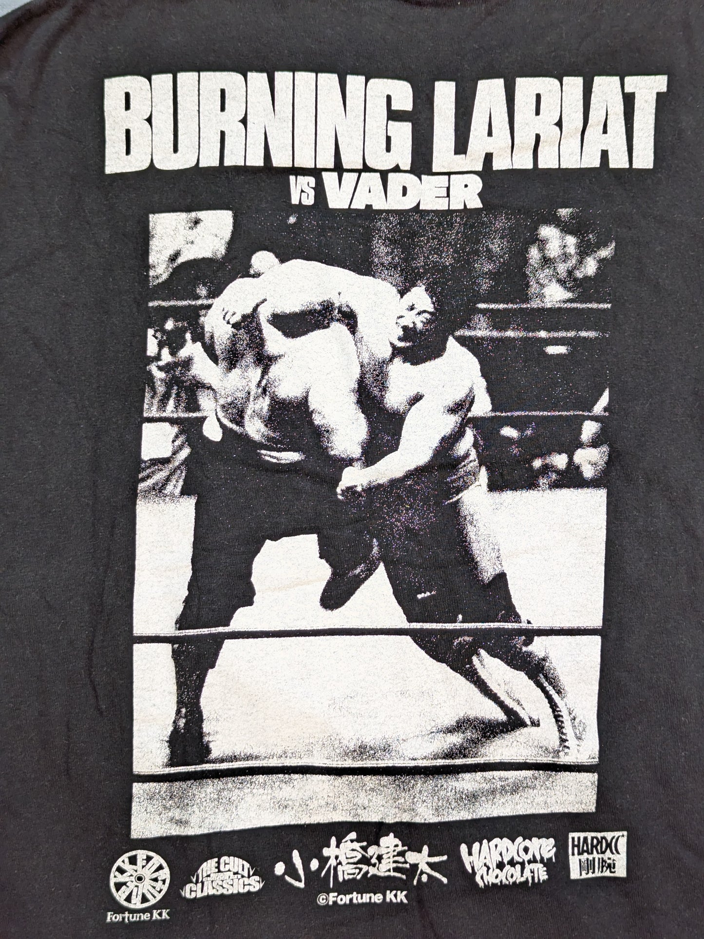 Kenta Kobashi "STRONG ARM" T-shirt (Tetsujin Black)