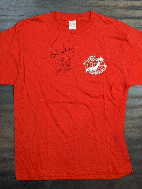 【直筆サイン入り】ドリー・ファンク・ジュニア「DORY FUNK Jr. FINAL」Tシャツ