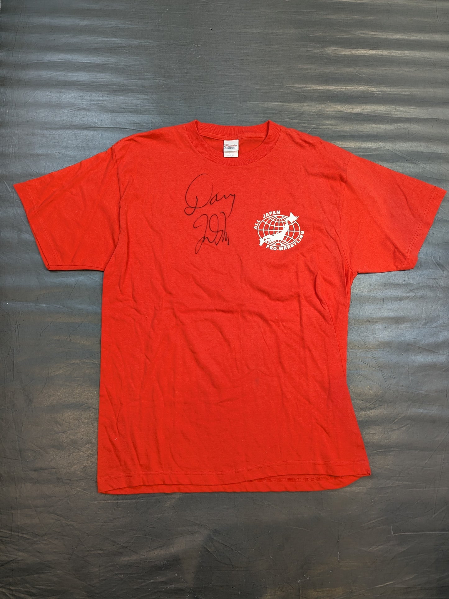 【直筆サイン入り】ドリー・ファンク・ジュニア「DORY FUNK Jr. FINAL」Tシャツ