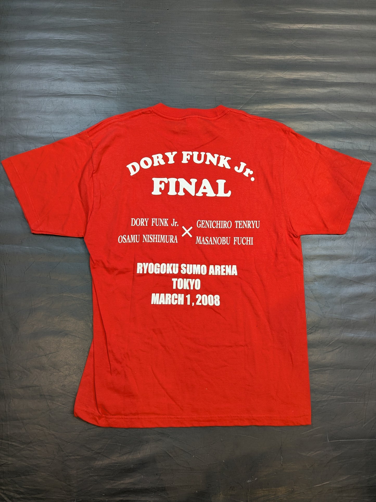 【直筆サイン入り】ドリー・ファンク・ジュニア「DORY FUNK Jr. FINAL」Tシャツ
