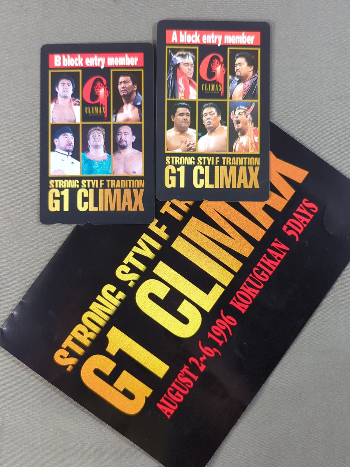 96 G1 CLIMAX STRONG STYLE TRADITION
