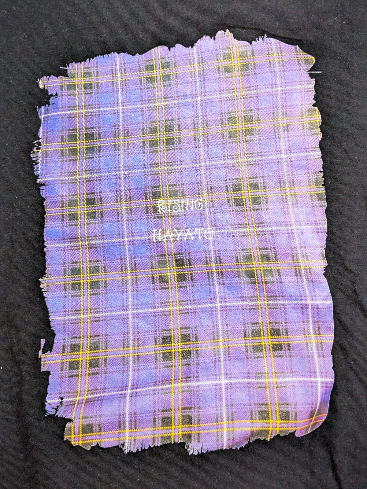 【hand signed autograph】Rising HAYATO "Checked" T-shirt
