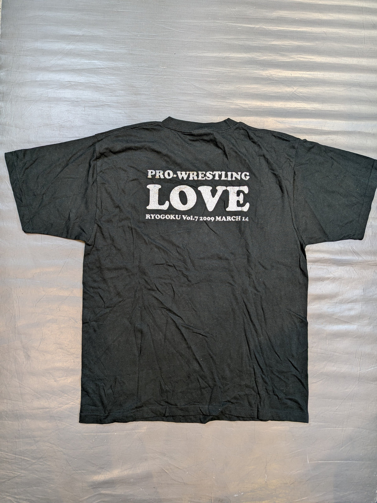 【直筆サイン入り】武藤敬司「武藤ベアー」Tシャツ(全日本プロレス / 青迷彩)