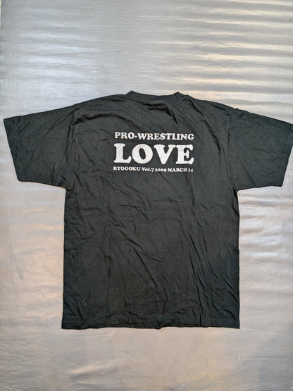 【直筆サイン入り】武藤敬司「武藤ベアー」Tシャツ(全日本プロレス / 青迷彩)