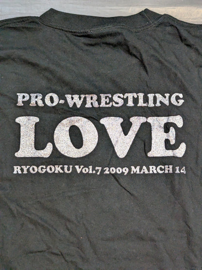 【直筆サイン入り】武藤敬司「武藤ベアー」Tシャツ(全日本プロレス / 青迷彩)