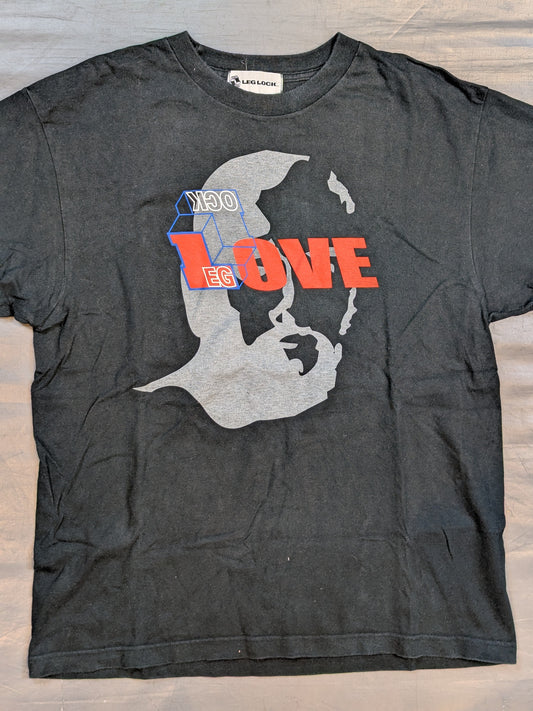 武藤敬司シルエット「LEG LOCK LOVE」シルエットTシャツ