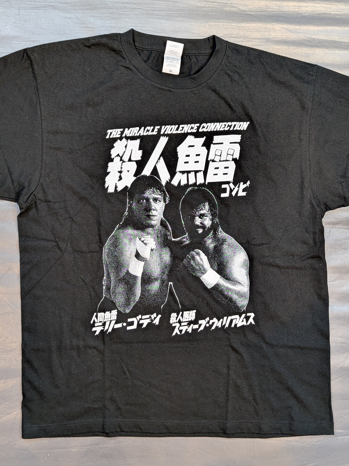 テリー・ゴディ＆スティーブ・ウィリアムス「殺人魚雷コンビ」ピクチャーTシャツ