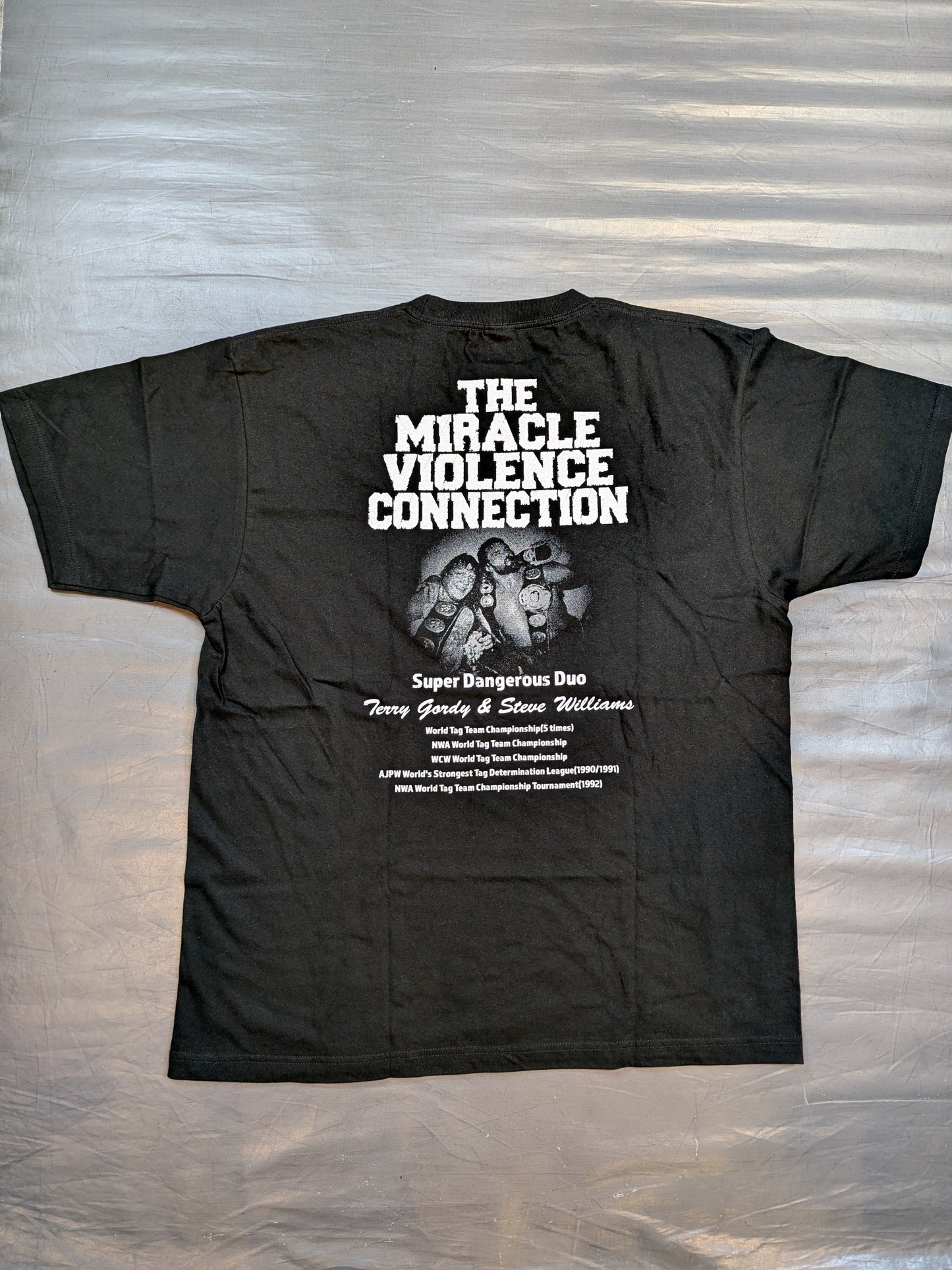 テリー・ゴディ＆スティーブ・ウィリアムス「殺人魚雷コンビ」ピクチャーTシャツ