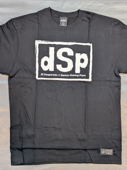 エル・デスペラード×d.M.p キン肉マン二世コラボTシャツ①(ブラック×ホワイト)
