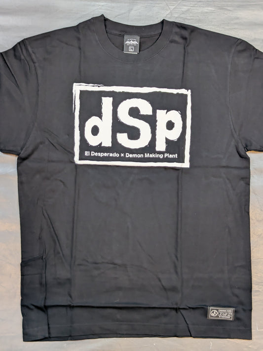 エル・デスペラード×d.M.p キン肉マン二世コラボTシャツ①(ブラック×ホワイト)