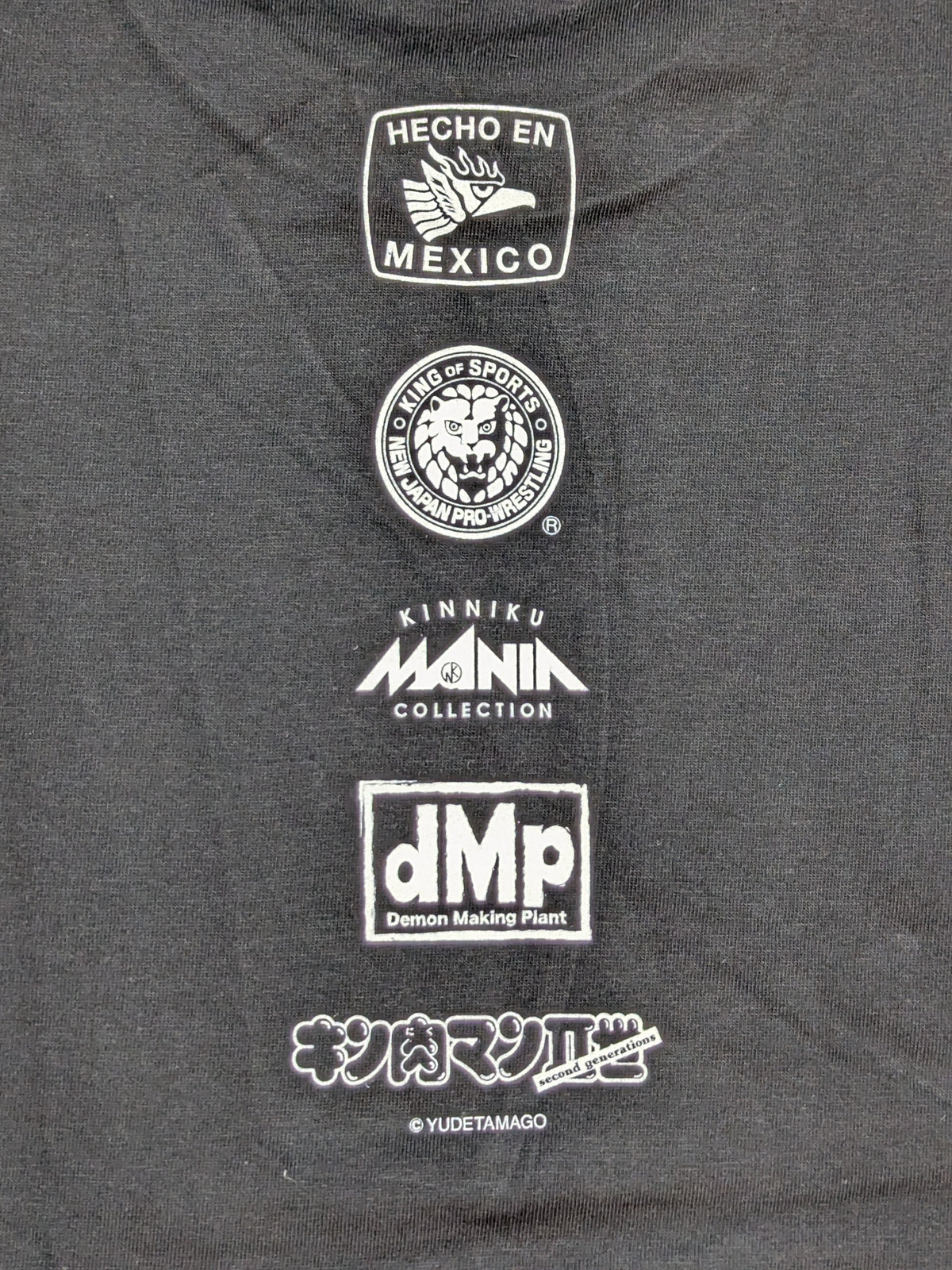 エル・デスペラード×d.M.p キン肉マン二世コラボTシャツ①(ブラック×ホワイト)