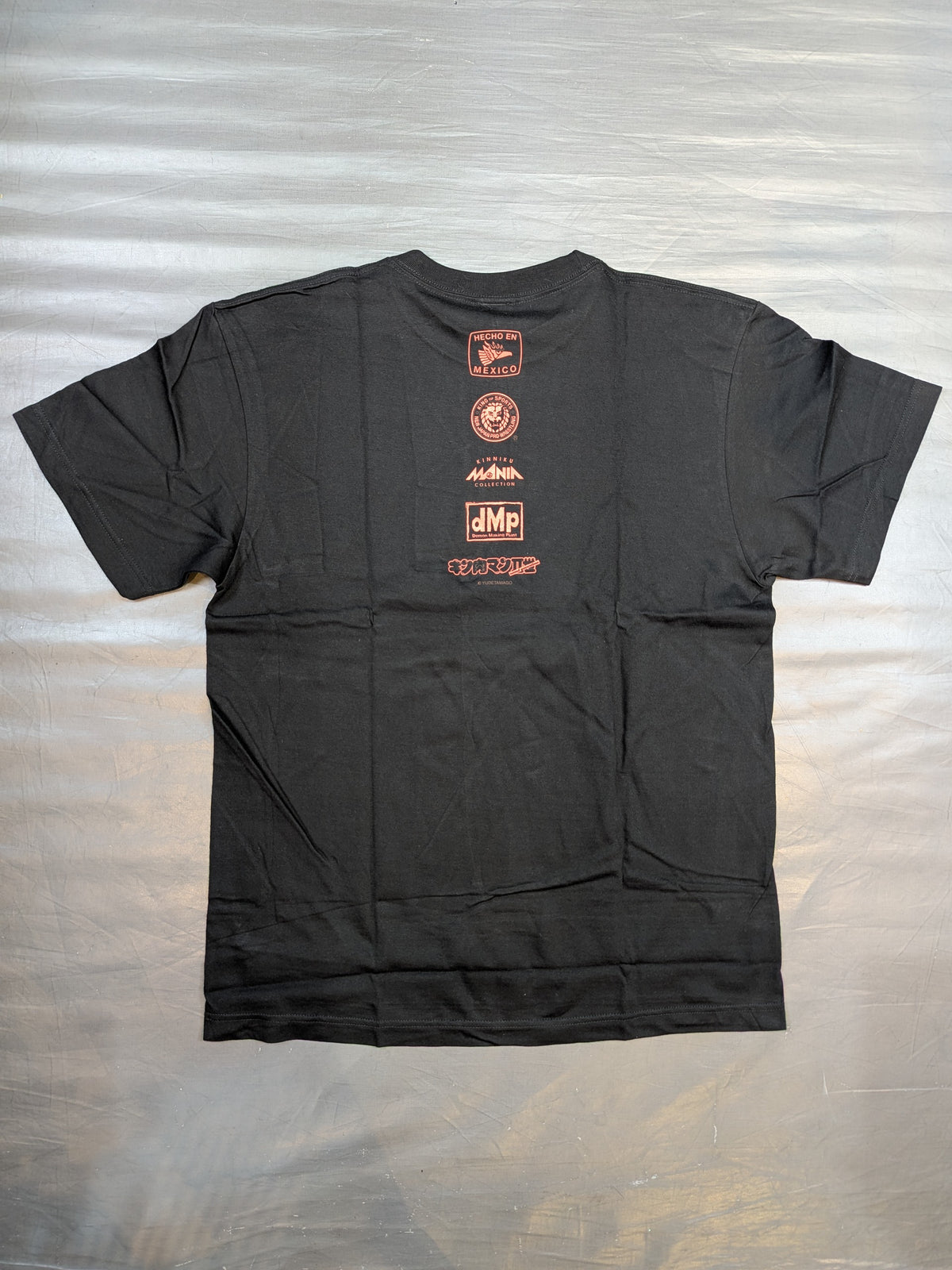 El Desperado ×d.M.p Kinnikuman  Nisei Collaboration T-Shirt (2) (Black×Red)