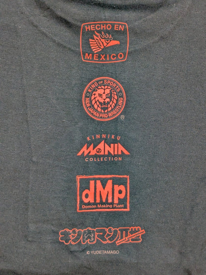 El Desperado ×d.M.p Kinnikuman  Nisei Collaboration T-Shirt (2) (Black×Red)
