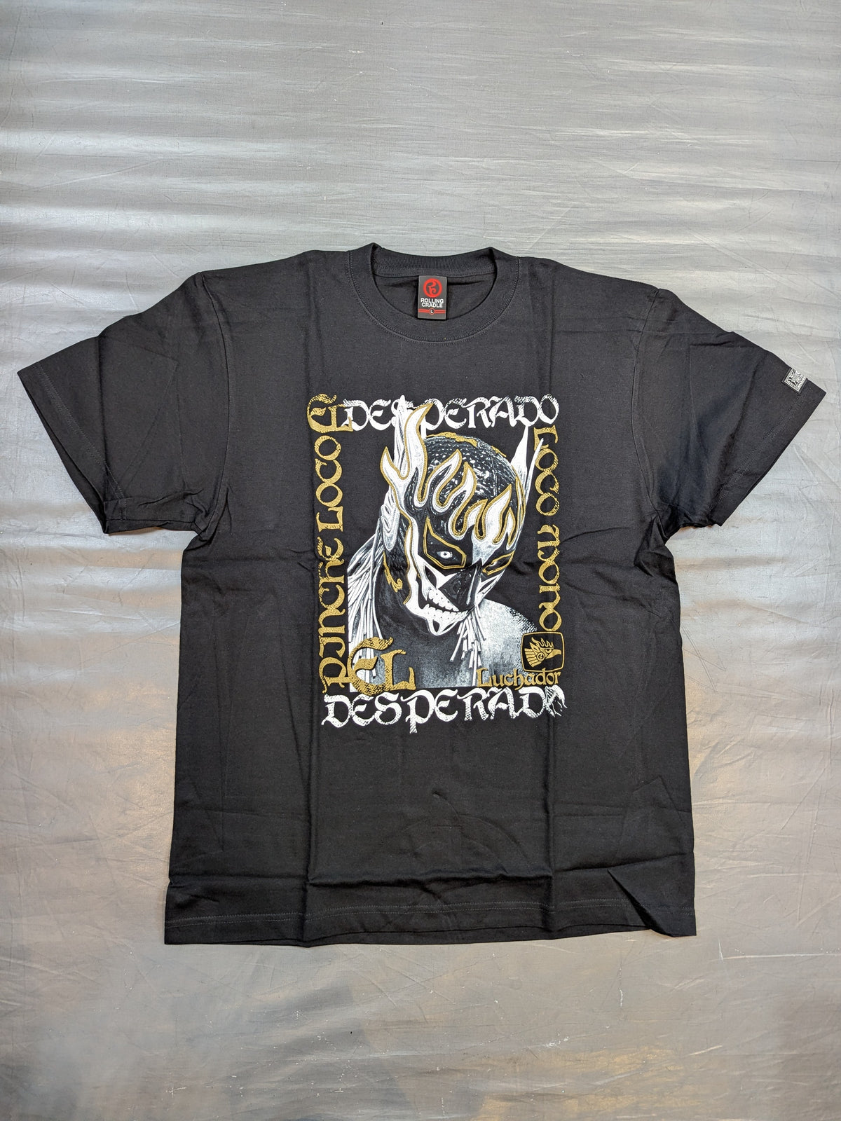エル・デスペラード×ROLLING CRADLE コラボTシャツ③(ブラック)