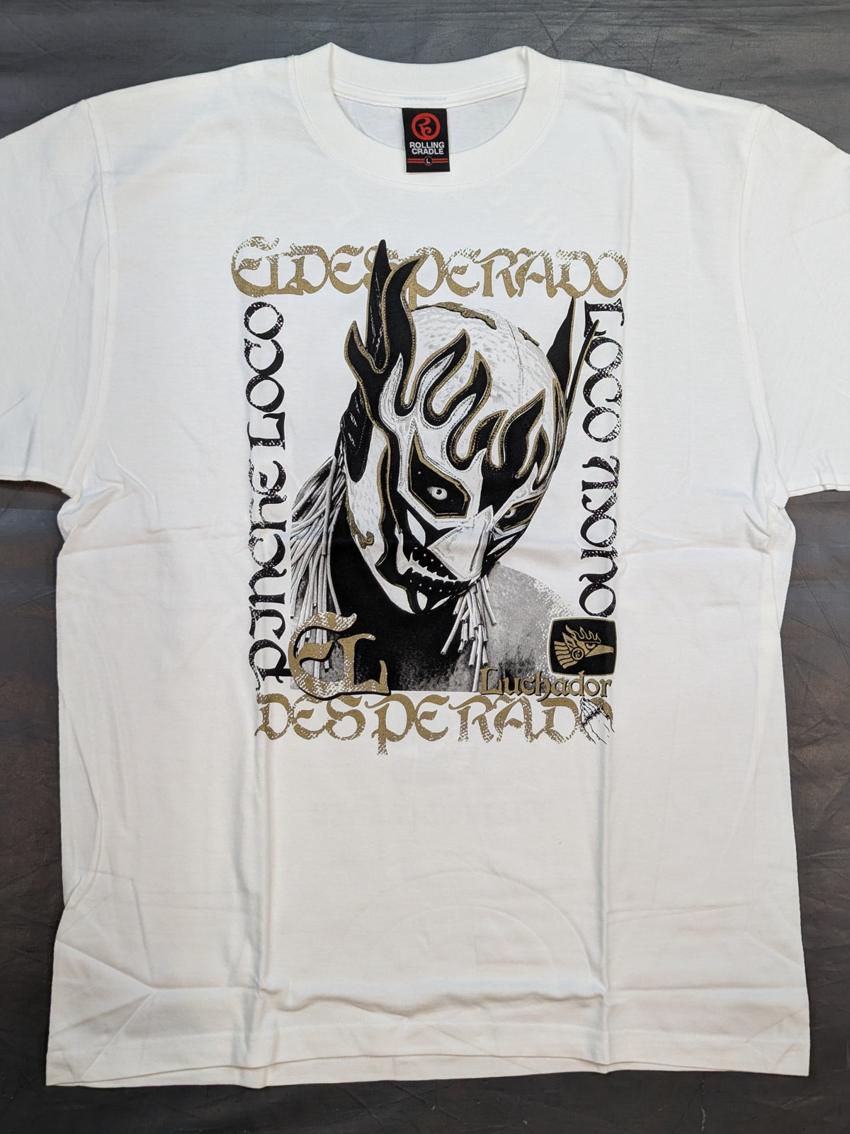 エル・デスペラード×ROLLING CRADLE コラボTシャツ④(ホワイト)