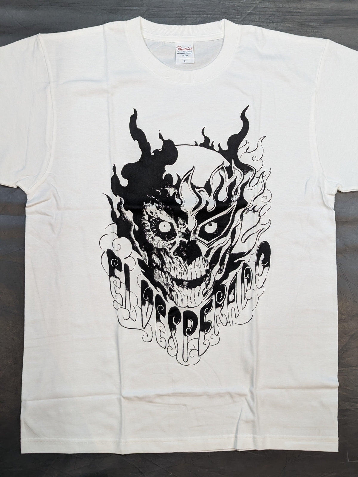 エル・デスペラード×桃桃子 コラボTシャツ①(ホワイト)