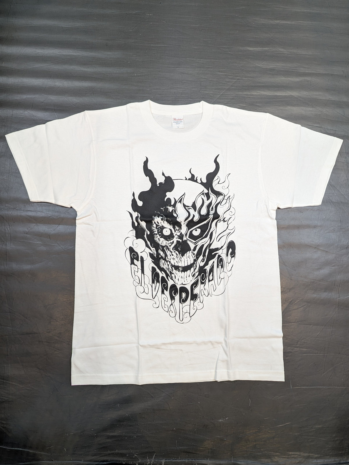 エル・デスペラード×桃桃子 コラボTシャツ①(ホワイト)
