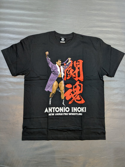 新日本プロレス50周年記念 アントニオ猪木 Tシャツ②(リングコール)