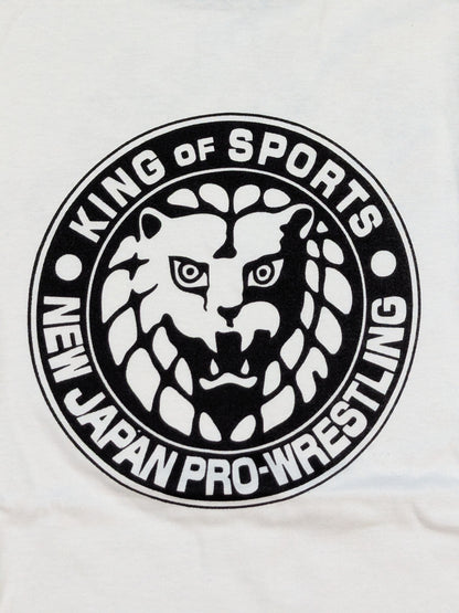 ライオンマーク クラシック ラグランTシャツ②(ホワイト×ブラック)