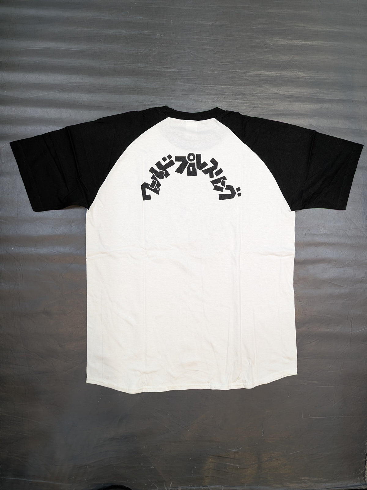 ライオンマーク クラシック ラグランTシャツ②(ホワイト×ブラック)