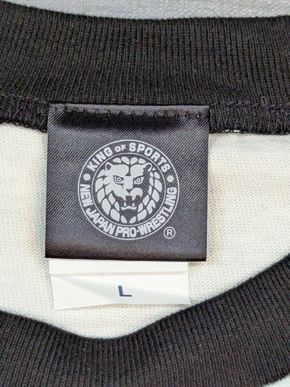 ライオンマーク クラシック ラグランTシャツ②(ホワイト×ブラック)