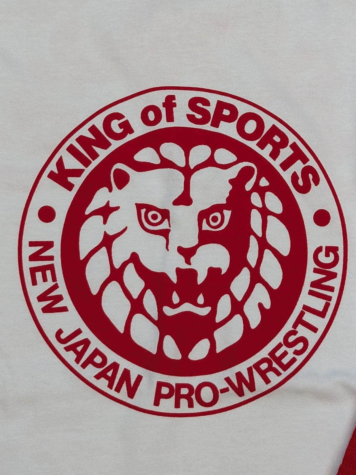 ライオンマーク クラシック ラグラン七分袖Tシャツ①(レッド)
