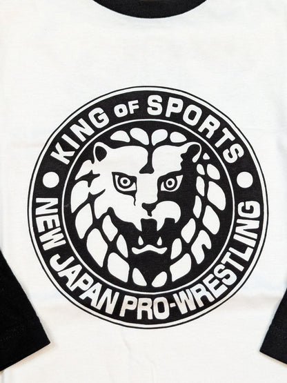 ライオンマーク クラシック ラグラン七分袖Tシャツ②(ブラック)