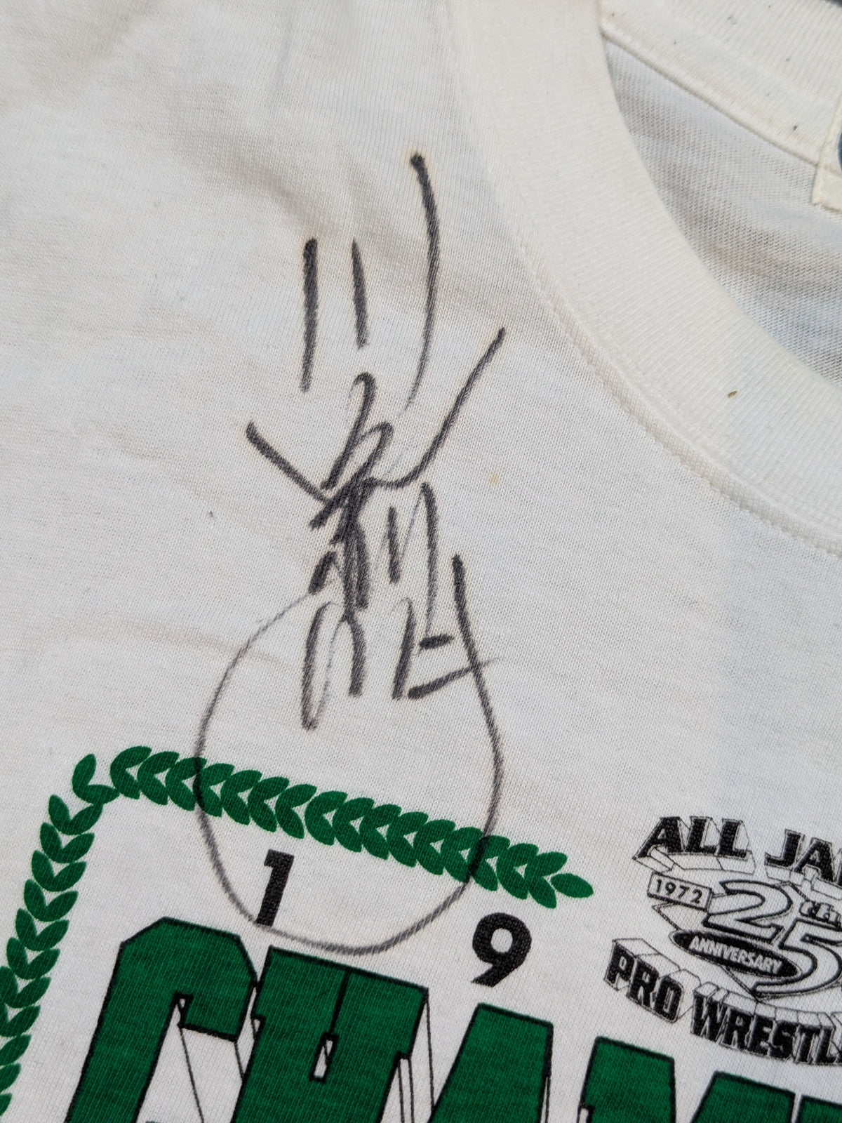 【川田利明 直筆サイン入り】1998 チャンピオンカーニバル Tシャツ