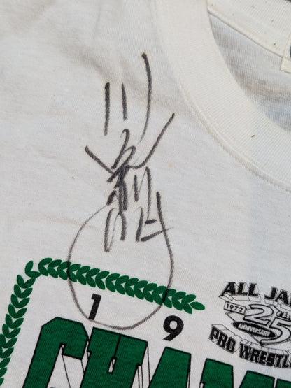【川田利明 直筆サイン入り】1998 チャンピオンカーニバル Tシャツ