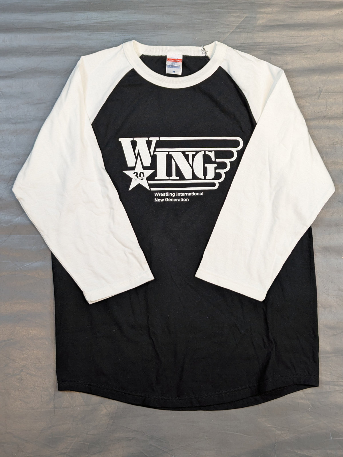 W★ING「30th ANNIVERSARY」ラグラン七分袖Tシャツ