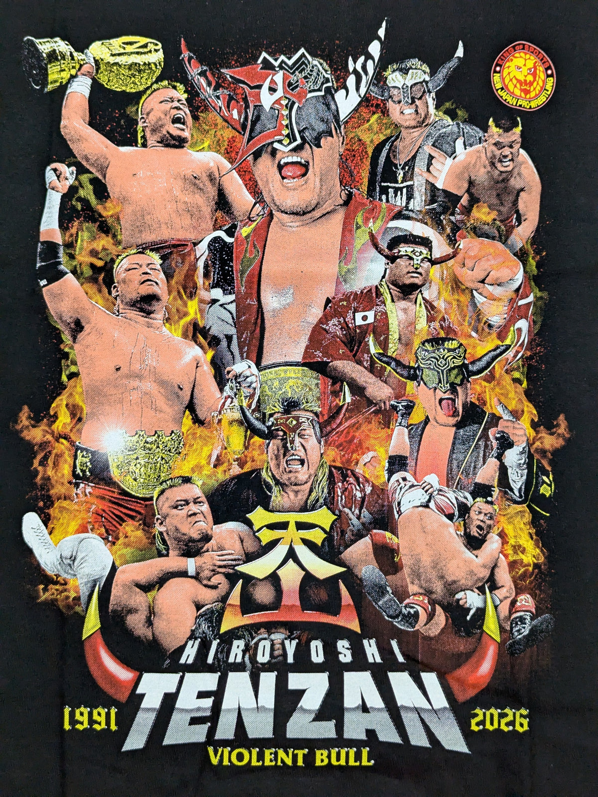 Hiroyoshi Tenzan Memorial Picture T-Shirt