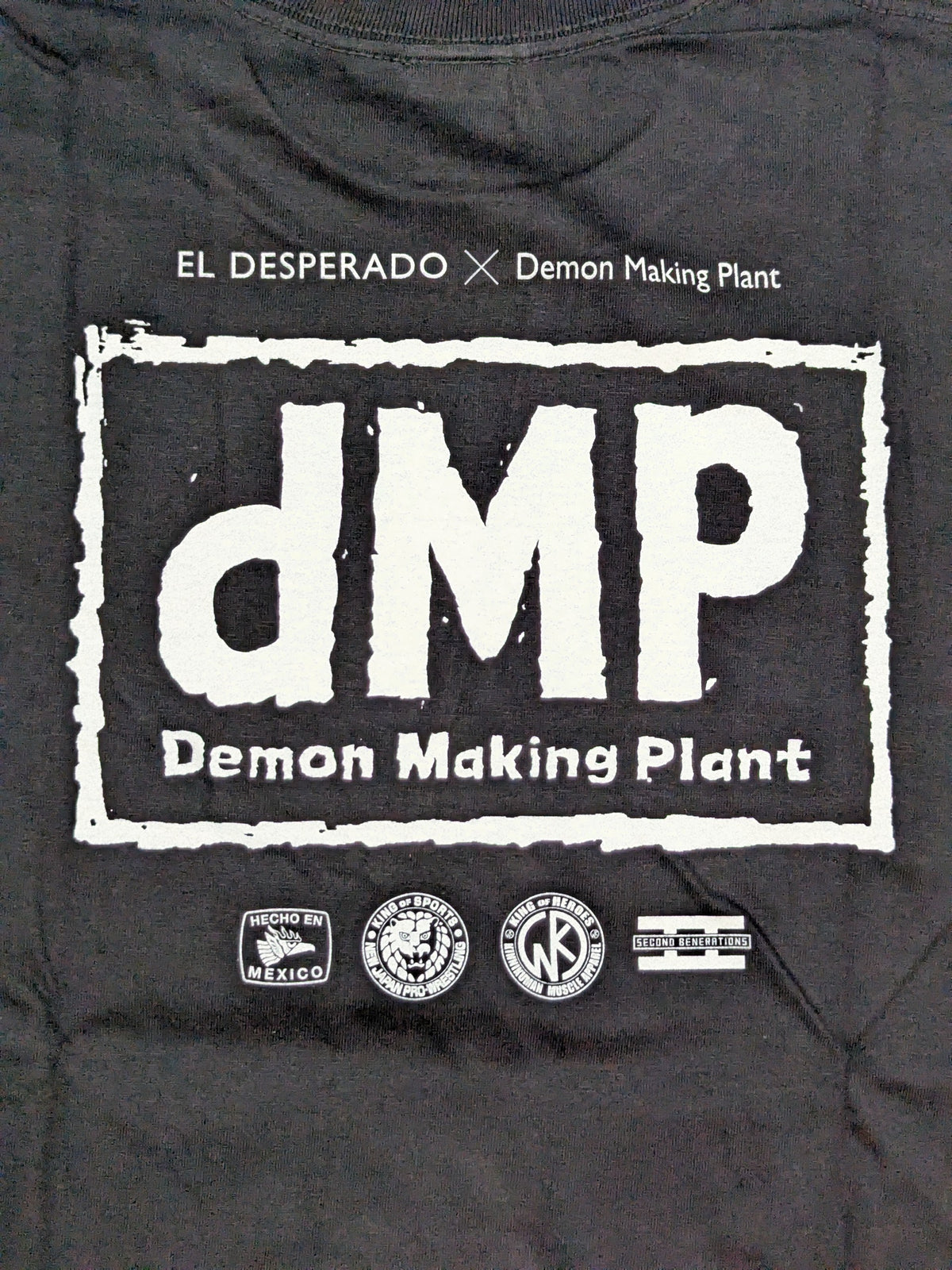 キン肉マン二世 d.M.pコラボ エル・デスペラード×チェック・メイト Tシャツ