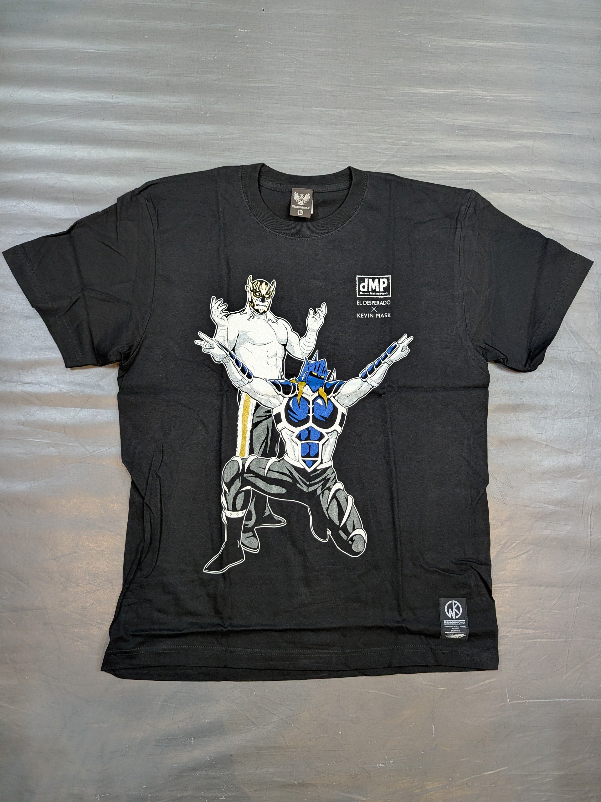 キン肉マン二世 d.M.pコラボ エル・デスペラード×ケビンマスク Tシャツ
