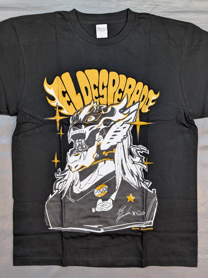 El Desperado × Sushio T-shirt (3) (Black)