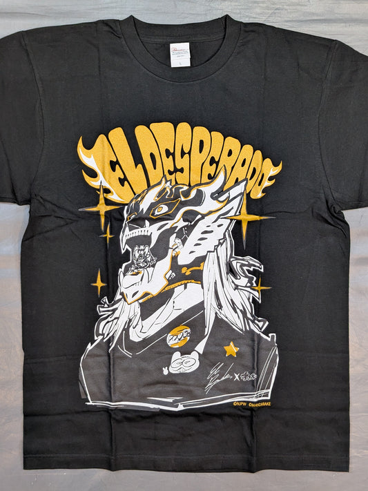 エル・デスペラード×すしお Tシャツ③(ブラック)