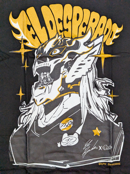 El Desperado × Sushio T-shirt (3) (Black)