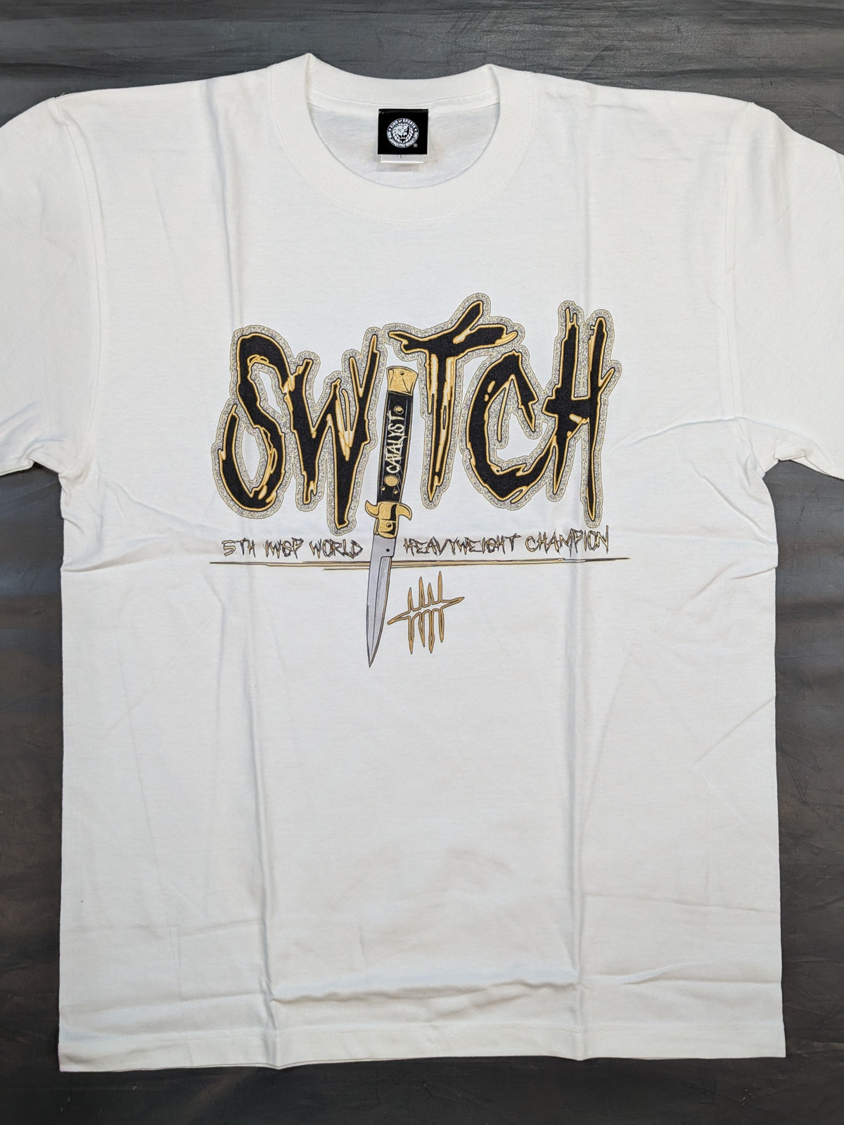 ジェイ・ホワイト「GOLD SWITCH」Tシャツ②(ホワイト)