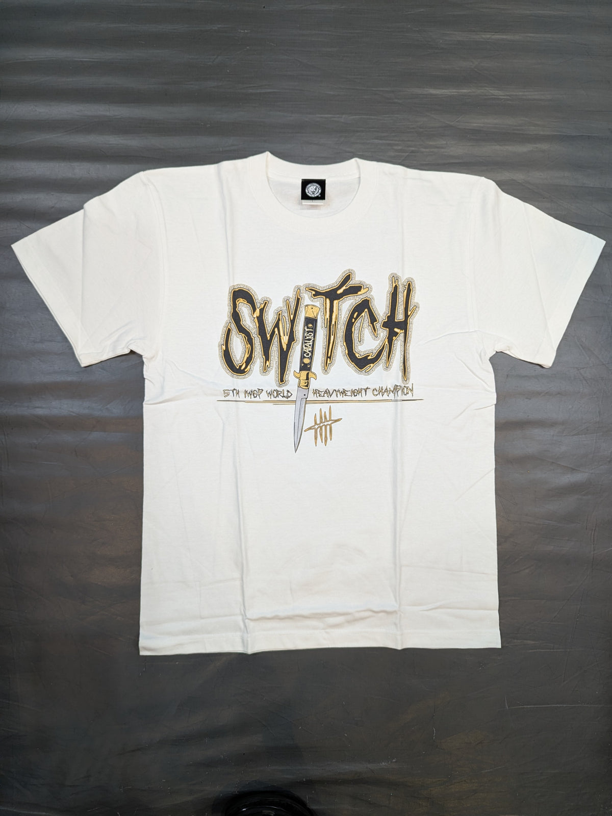 ジェイ・ホワイト「GOLD SWITCH」Tシャツ②(ホワイト)