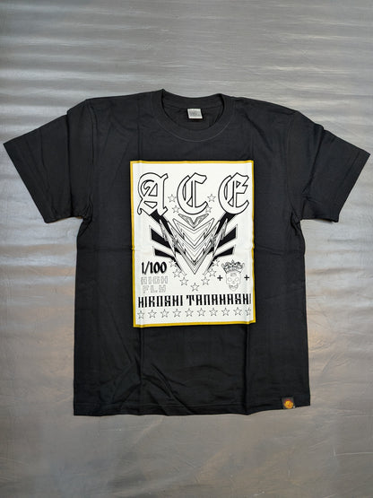 Hiroshi Tanahashi × Guts Dynamite Cabarleys Collaboration T-Shirt (4) (Black/2022)