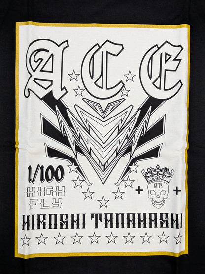 Hiroshi Tanahashi × Guts Dynamite Cabarleys Collaboration T-Shirt (4) (Black/2022)
