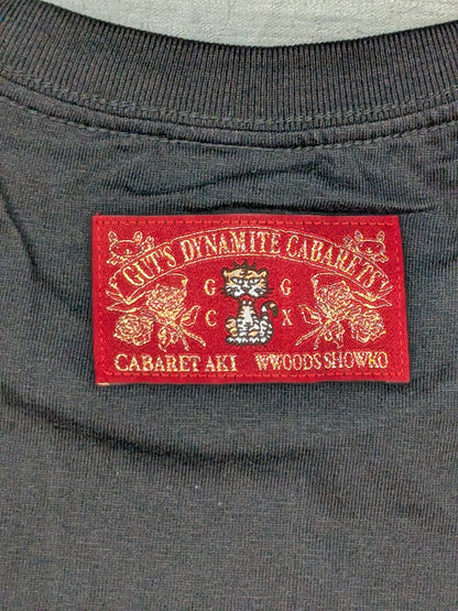 Hiroshi Tanahashi × Guts Dynamite Cabarleys Collaboration T-Shirt (4) (Black/2022)